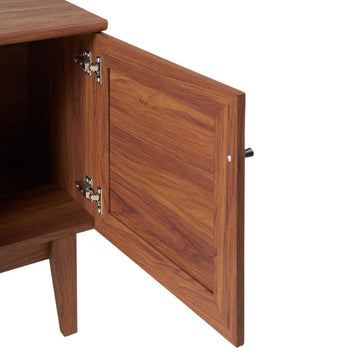 Finley 59 in. Farmhouse Caned TV Stand with Drawer and Storage Doors Fits TVs up to 65 in. with Cable Management - JONATHAN Y